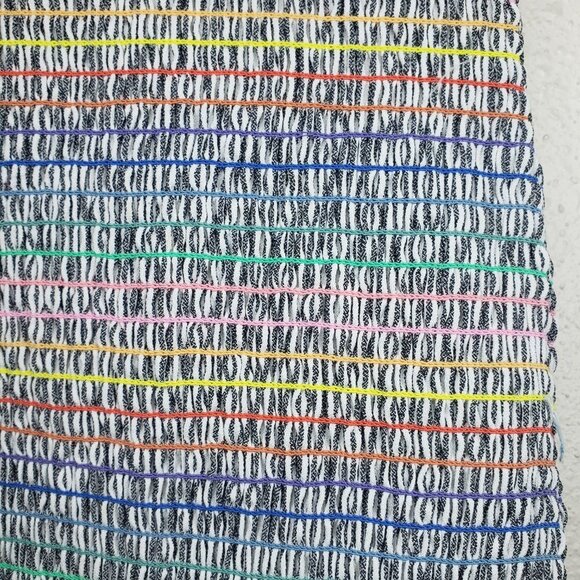 Storia Sz S Shirred Rainbow Stripped Cropped Top  2- Piece Skirt Set (887) - Picture 6 of 8